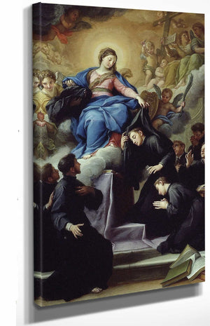 Agostino Masucci The Madonna With The Seven Founders Of The Servite Order By Agostino Masucci