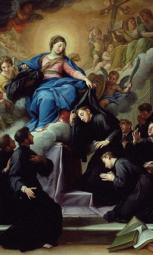 Agostino Masucci The Madonna With The Seven Founders Of The Servite Order By Agostino Masucci