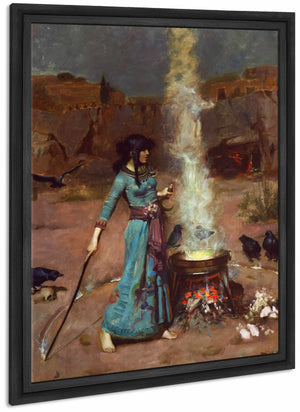 The Magic Circle By John William Waterhouse