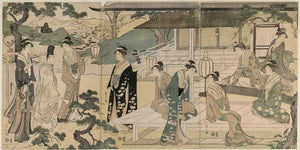 Chobunsai Eishi The Matsukaze Chapter Of The Tale Of Genji By Chobunsai Eishi