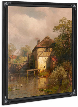 The Mill By Hermann Ottomar Herzog