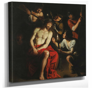 Domenico Fiasella The Mocking Of Christ By Domenico Fiasella