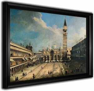 The Piazza San Marco In Venice By Canaletto