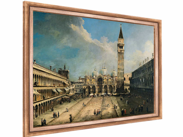 The Piazza San Marco In Venice By Canaletto