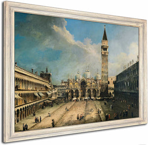 The Piazza San Marco In Venice By Canaletto