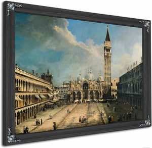 The Piazza San Marco In Venice By Canaletto