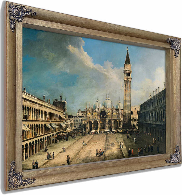 The Piazza San Marco In Venice By Canaletto