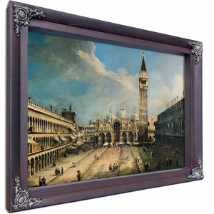 The Piazza San Marco In Venice By Canaletto