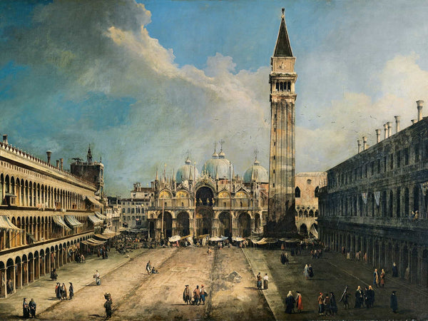 Canaletto The Piazza San Marco In Venice By Canaletto