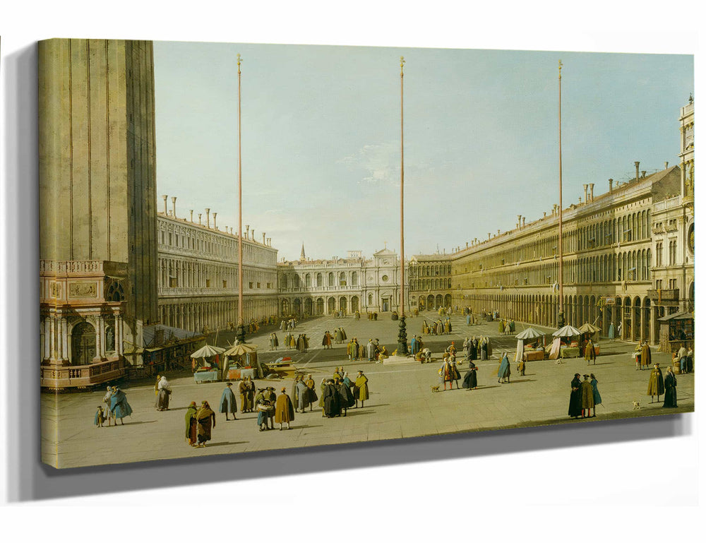 Canaletto The Piazza San Marco By Canaletto