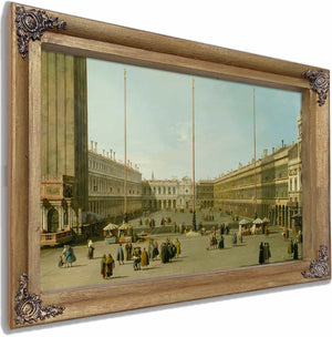 The Piazza San Marco By Canaletto