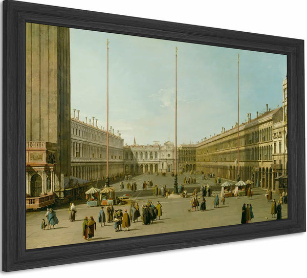 The Piazza San Marco By Canaletto