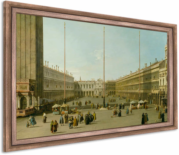 The Piazza San Marco By Canaletto