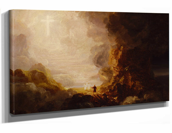 Thomas Cole The Pilgrim Of The Cross At The End Of His Journey By Thomas Cole