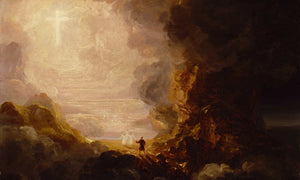 Thomas Cole The Pilgrim Of The Cross At The End Of His Journey By Thomas Cole