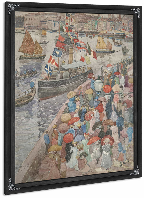 The Quai Venice By Maurice Prendergast