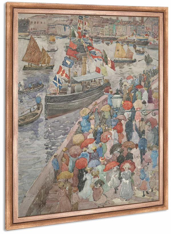 The Quai Venice By Maurice Prendergast