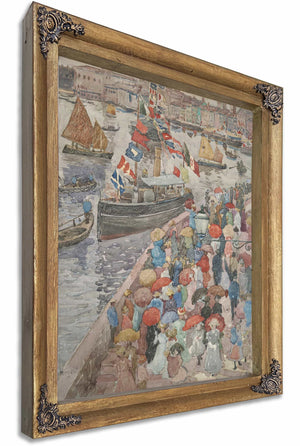 The Quai Venice By Maurice Prendergast