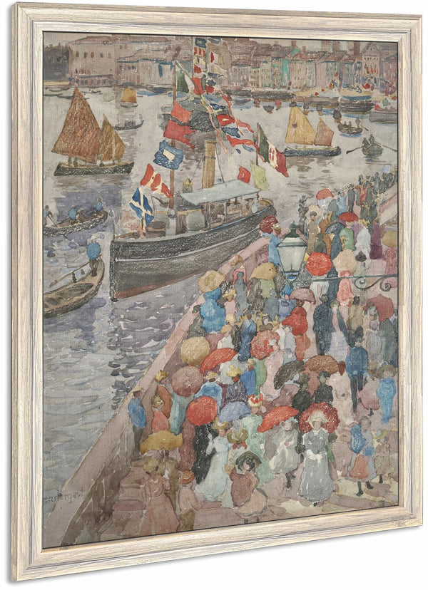 The Quai Venice By Maurice Prendergast