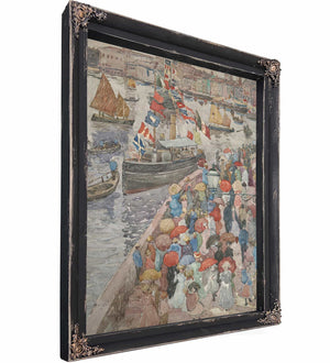 The Quai Venice By Maurice Prendergast