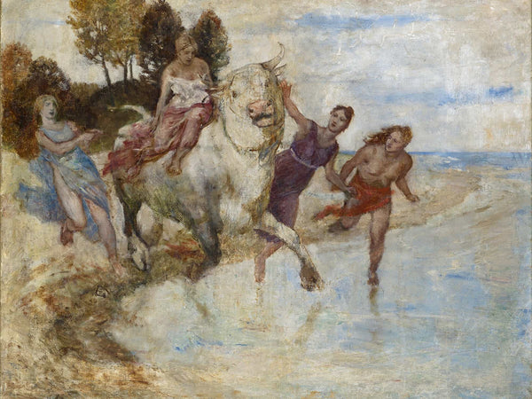 Albert Welti The Rape Of Europa By Albert Welti