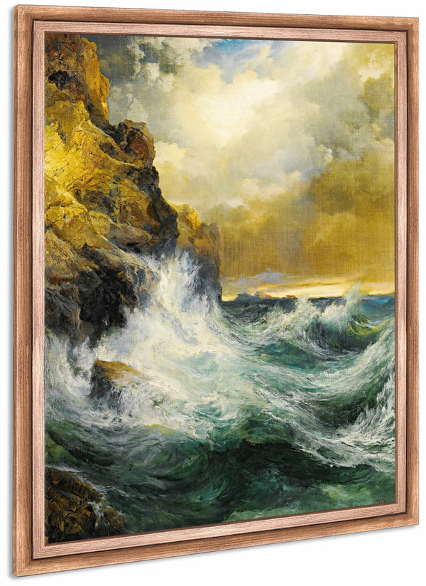 The Receding Wave By Thomas Moran