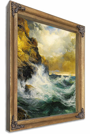 The Receding Wave By Thomas Moran