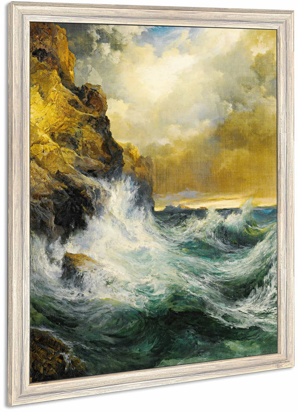 The Receding Wave By Thomas Moran