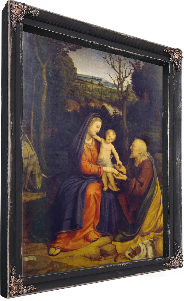 The Rest On The Flight Into Egypt By Andrea Solario