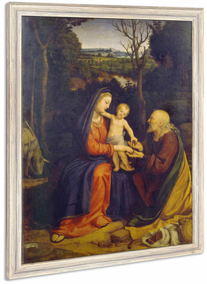 The Rest On The Flight Into Egypt By Andrea Solario