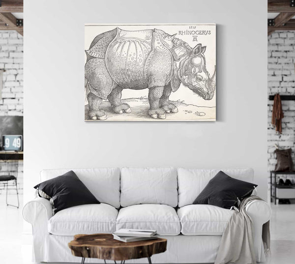 Albrecht Durer The Rhinoceros By Albrecht Durer