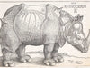 Albrecht Durer The Rhinoceros By Albrecht Durer