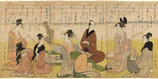 Chokosai Eisho The Six Immortals Of Poetry Abbreviated By Chokosai Eisho