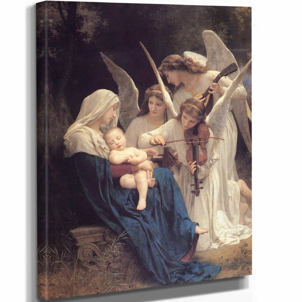 William Bouguereau The Song Of The Angels By William Bouguereau