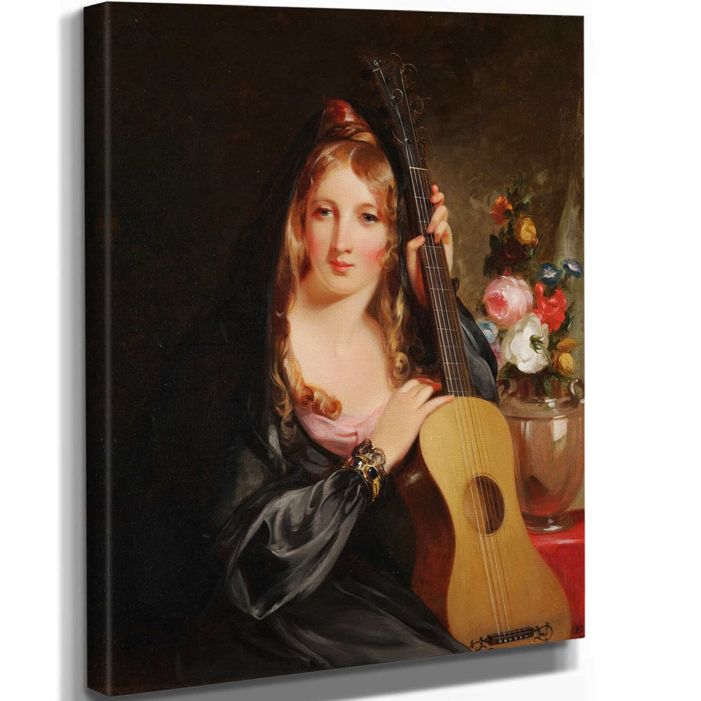 Thomas Sully The Spanish Mantilla By Thomas Sully