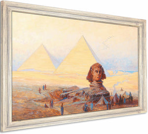 The Sphinx Before The Pyramids Of Giza By Alexander Kircher