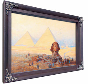 The Sphinx Before The Pyramids Of Giza By Alexander Kircher