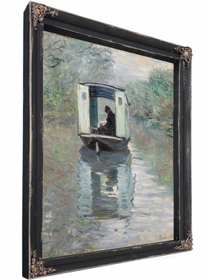 The Studio Boat By Claude Monet