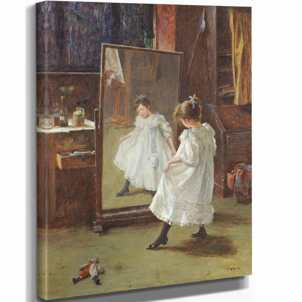 Charles Martin Hardie The Studio Mirror By Charles Martin Hardie