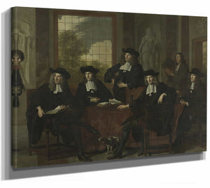 Adriaen Backer The Superintendents Of The Collegium Medicum In Amsterdam 1683 By Adriaen Backer