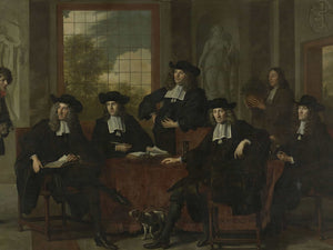 Adriaen Backer The Superintendents Of The Collegium Medicum In Amsterdam 1683 By Adriaen Backer