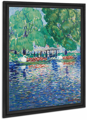 The Swan Boats By George Luks