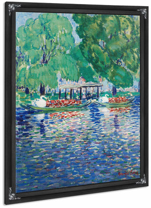 The Swan Boats By George Luks