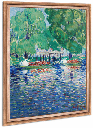 The Swan Boats By George Luks