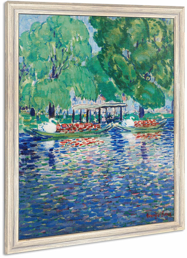 The Swan Boats By George Luks