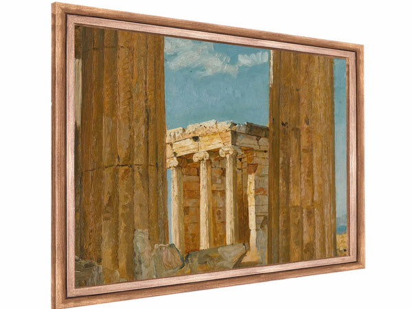 The Temple Of Nike Apteros Seen From The Propylaea By William Blake Richmond