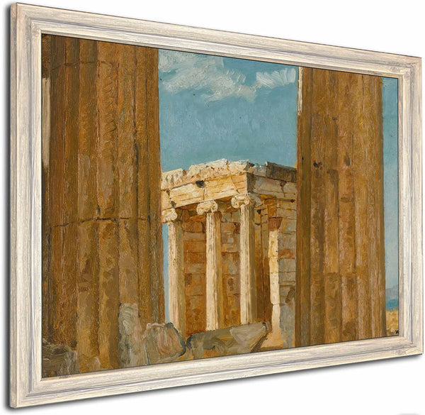 The Temple Of Nike Apteros Seen From The Propylaea By William Blake Richmond