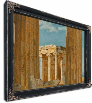 The Temple Of Nike Apteros Seen From The Propylaea By William Blake Richmond