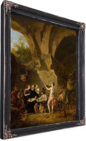 The Temptation Of St Anthony By Belgian School