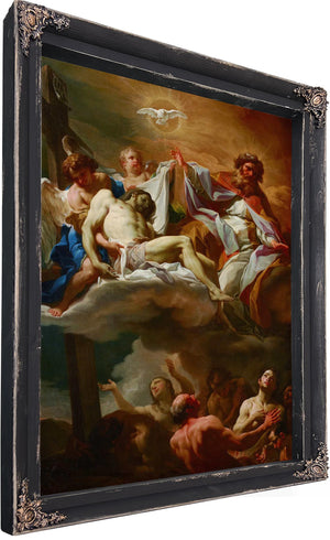 The Trinity With Souls In Purgatory By Corrado Giaquinto